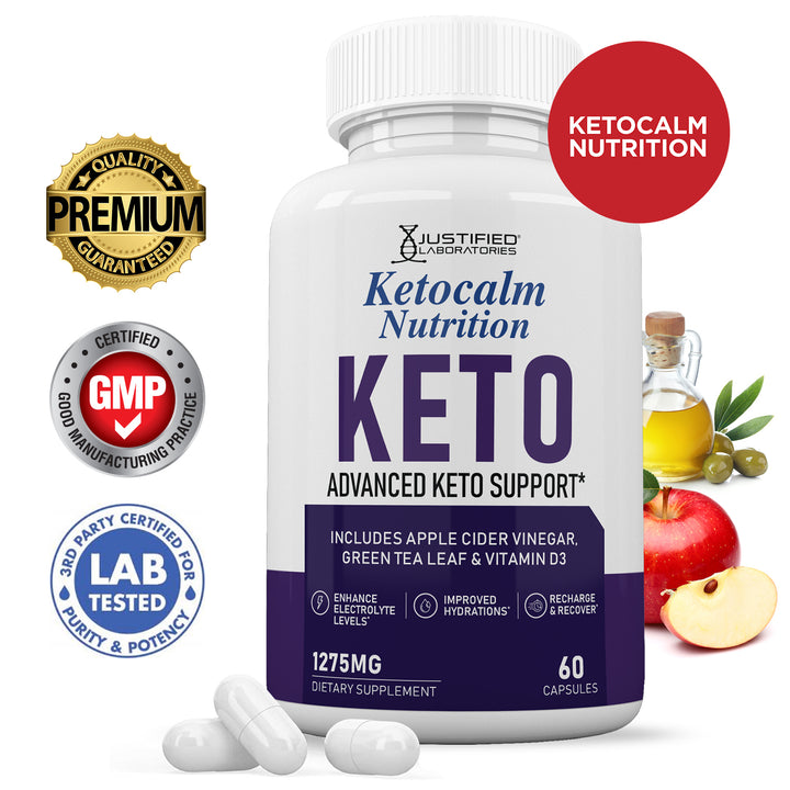Keto Calm Keto ACV Pills 1275MG