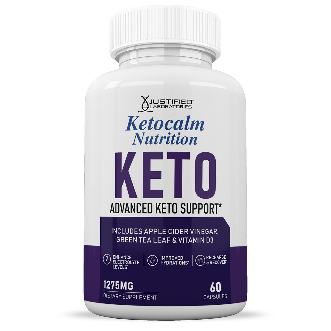 Front of Keto Calm Keto ACV Pills 1275MG