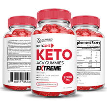 Load image into Gallery viewer, 2 x Stronger Keto One Keto ACV Gummies Extreme 2000mg