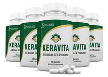 Cargar imagen en el visor de la Galería, 5 bottles of Keravita 1.5 Billion CFU Pills