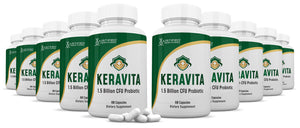 10 bottles of Keravita 1.5 Billion CFU Pills
