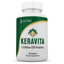 Cargar imagen en el visor de la Galería, Front facing image of Keravita 1.5 Billion CFU Pills