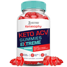 Load image into Gallery viewer, 2 x Stronger Ketosophy Keto ACV Gummies Extreme 2000mg