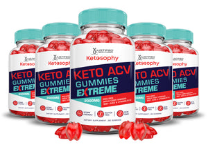 2 x Stronger Ketosophy Keto ACV Gummies Extreme 2000mg