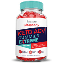 Cargar imagen en el visor de la Galería, 2 x Stronger Ketosophy Keto ACV Gummies Extreme 2000mg