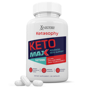 Ketosophy Keto ACV Max Pills 1675MG
