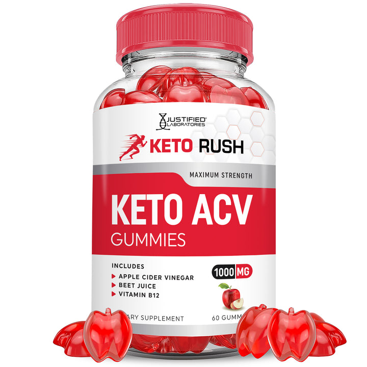 1 bottle Keto Rush ACV Gummies 1000MG