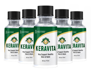 5 bottles of Keravita Nail Serum