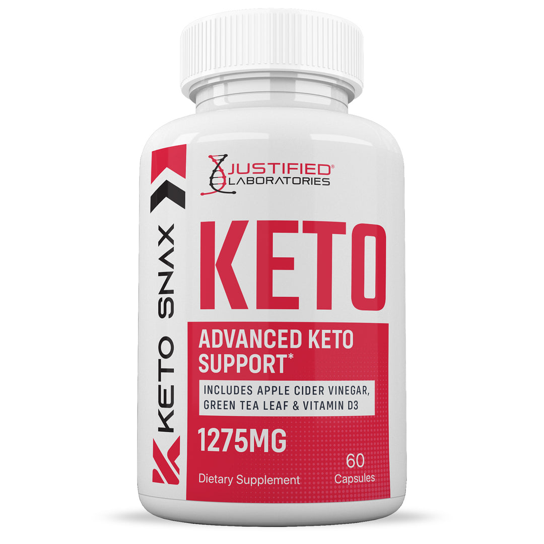 front of Keto Snax Keto ACV Pills 1275MG