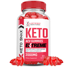 Load image into Gallery viewer, 2 x Stronger Keto Snax Keto ACV Gummies Extreme 2000mg