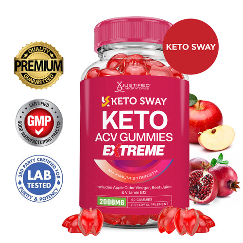 2 x Stronger Keto Sway Keto ACV Gummies Extreme 2000mg
