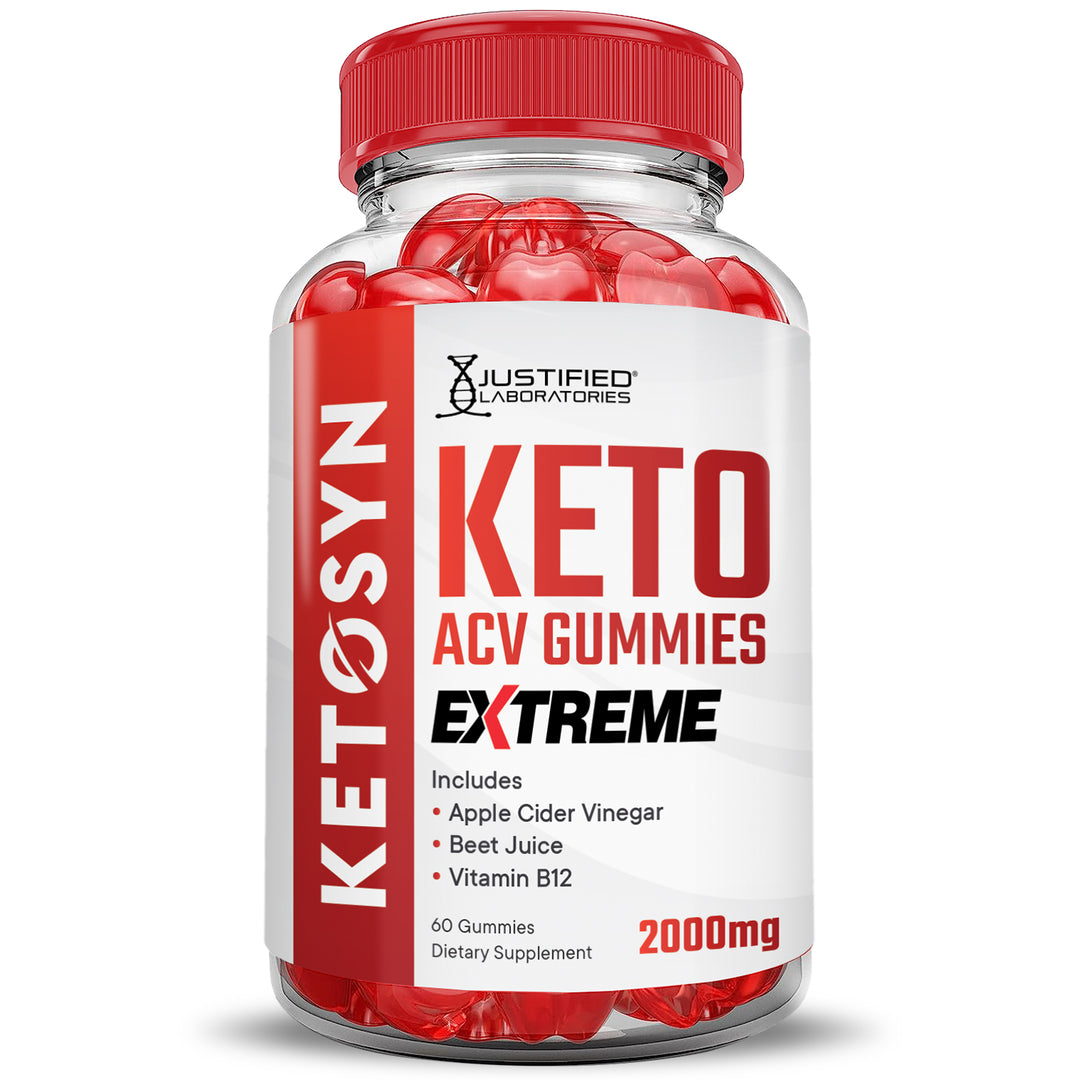 Front of Ketosyn Keto ACV Gummies Extreme 2000mg