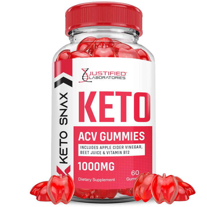 1 bottle Keto Snax Keto ACV Gummies 1000MG
