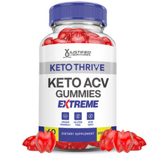 Cargar imagen en el visor de la Galería, 1 bottle Keto Thrive Keto ACV Gummies Extreme 2000mg