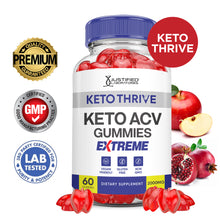 Cargar imagen en el visor de la Galería, 2 x Stronger Keto Thrive Keto ACV Gummies Extreme 2000mg