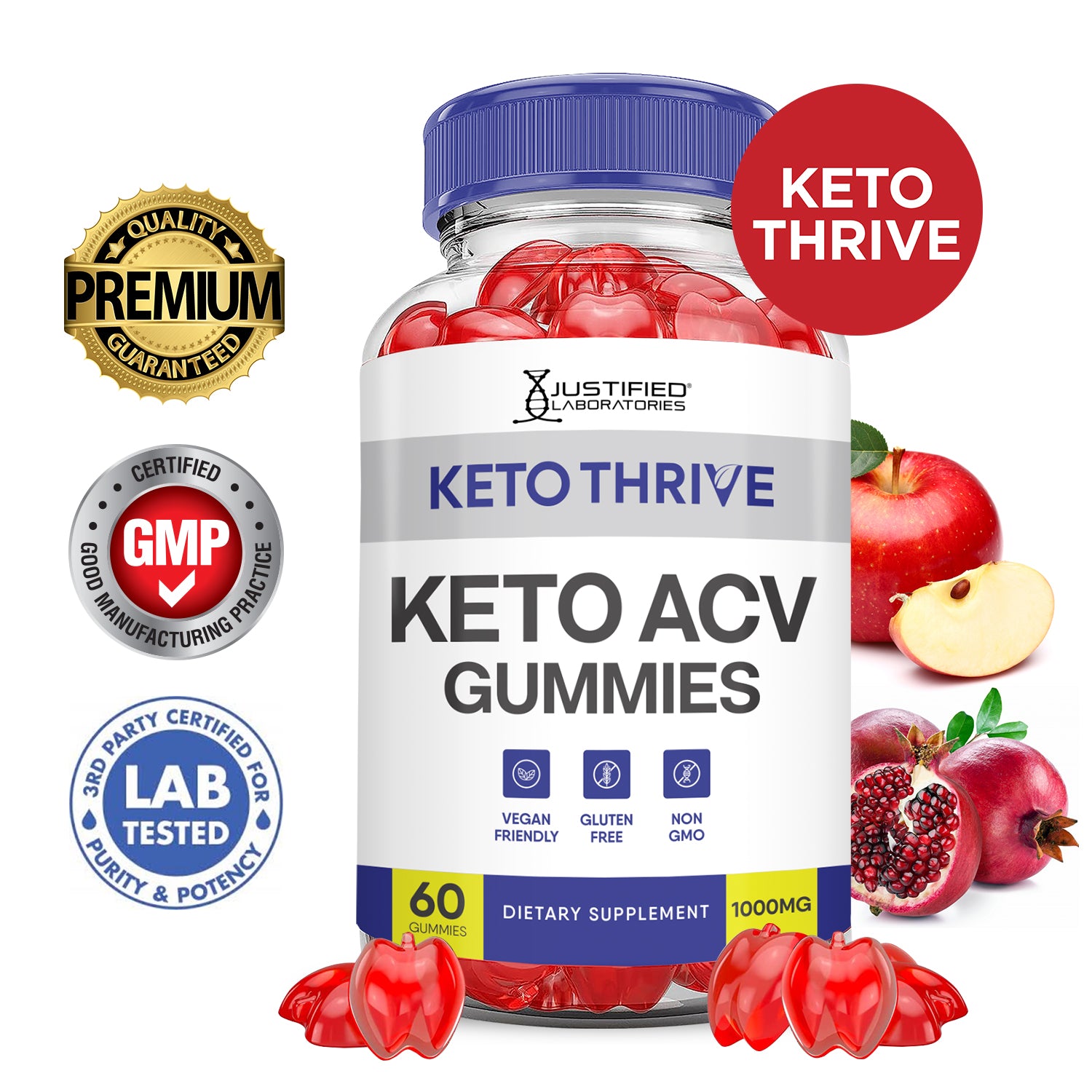 Keto Thrive Keto ACV Gummies 1000MG