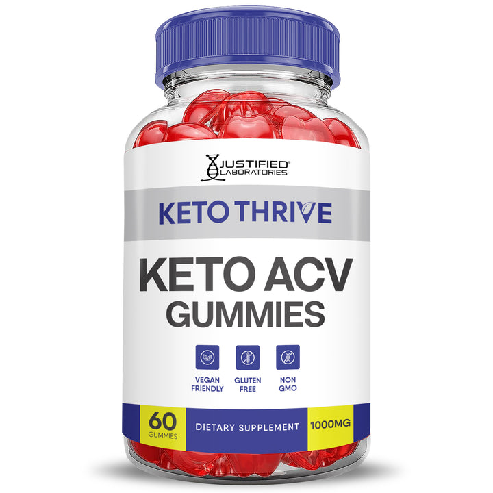 Front of Keto Thrive Keto ACV Gummies 1000MG