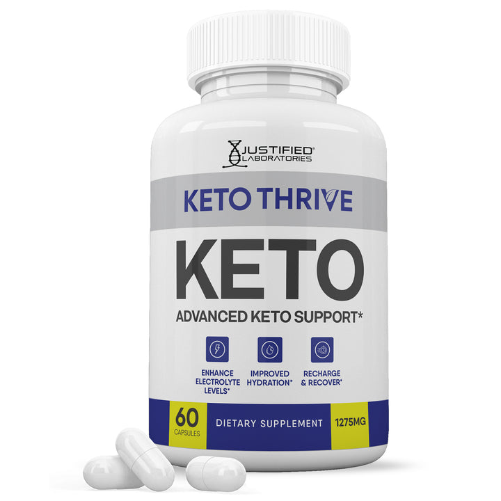 1 bottle of Keto Thrive Keto ACV Pills 1275MG