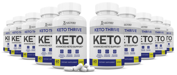 10 bottles of Keto Thrive Keto ACV Pills 1275MG