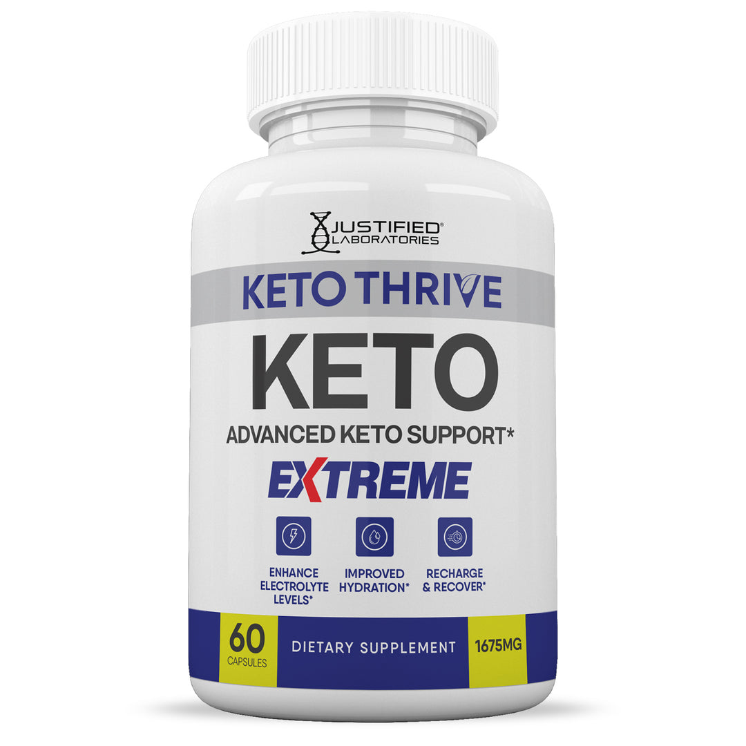 Front of Keto Thrive Keto ACV Extreme Pills 1675MG