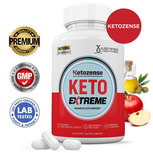 Ketozense Keto ACV Extreme Pills 1675MG