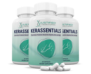 3 bottles of Kerassentials 1.5 Billion CFU Pills