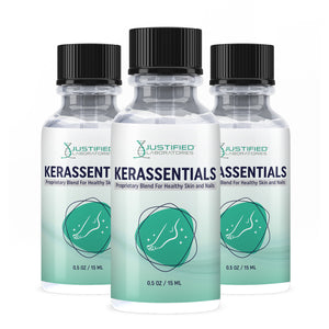 3 bottles of Kerassentials Nail Serum