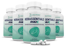 Load image into Gallery viewer, 5 bottles of 3 X Stronger Kerassentials Max 40 Billion CFU Pills