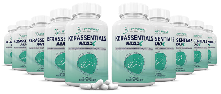 10 bottles of 3 X Stronger Kerassentials Max 40 Billion CFU Pills