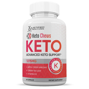 1 bottle Keto Chews ACV Pills 