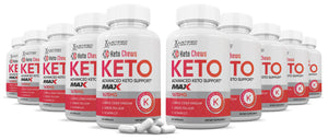 10 bottles of Keto Chews ACV Max Pills 1675MG