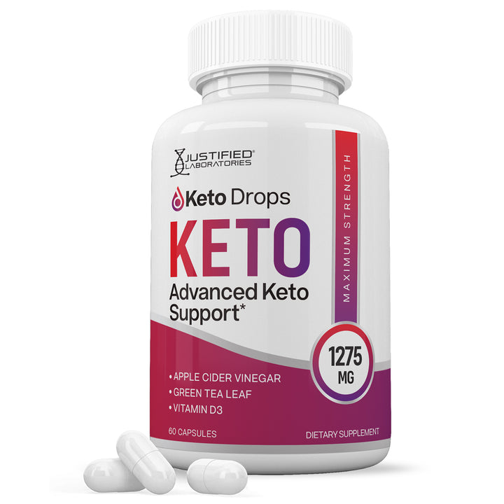 1 bottle of Keto Drops Keto ACV Pills 1275MG