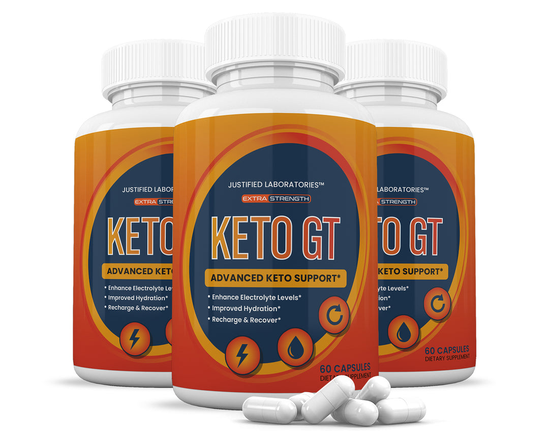 3 bottles of Keto GT Keto ACV Pills 1275MG