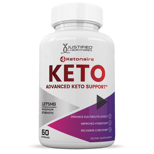 Front facing image of Ketonaire Keto ACV Pills 1275MG