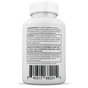 Suggested use and warnings of Ketonaire Keto ACV Pills 1275MG