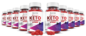 10 bottles of 2 x Stronger Extreme Ketonaire Keto ACV Gummies 2000mg