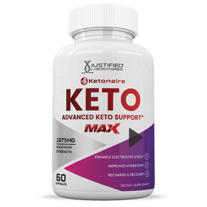 Front facing image of Ketonaire Keto ACV Max Pills 1675MG