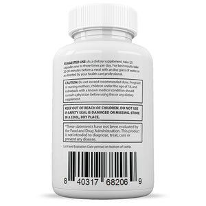Suggested use and warnings of Ketonaire Keto ACV Max Pills 1675MG