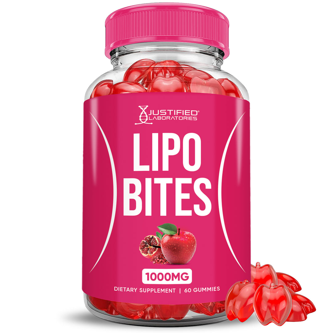 1 Bottle Lipo Bites ACV Gummies 1000MG