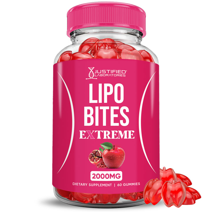1 Bottle Lipo Bites ACV Gummies Extreme