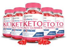 Charger l&#39;image dans la galerie, 5 bottles Liberty Bites Keto ACV Gummies Extreme 2000mg