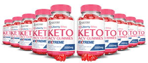 10 bottles Liberty Bites Keto ACV Gummies Extreme 2000mg