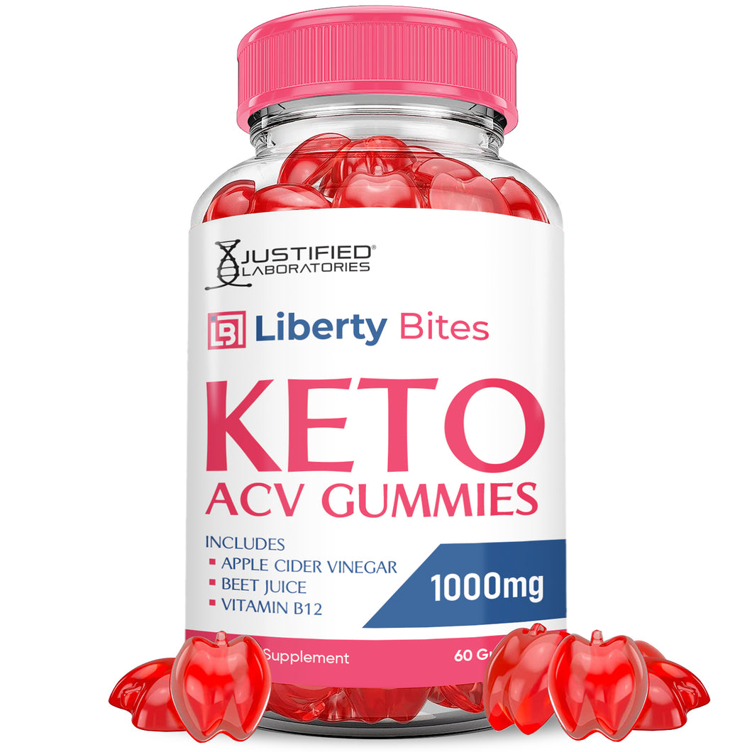 1 bottle Liberty Bites Keto ACV Gummies 1000MG