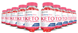 10 bottles Liberty Bites Keto ACV Gummies 1000MG