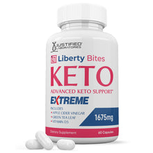 Carica l&#39;immagine nel visualizzatore di Gallery, 1 bottle of Liberty Bites Keto ACV Extreme Pills 1675MG