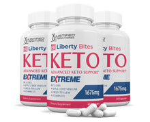 Load image into Gallery viewer, 3 Bottles of Liberty Bites Keto ACV Extreme Pills 1675MG