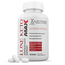 Load image into Gallery viewer, 1 bottle of Luxe Keto ACV Max Pills 1675MG