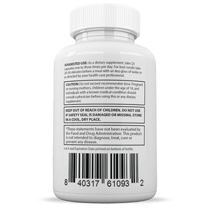 Suggested use and warnings of Luxe Keto ACV Max Pills 1675MG