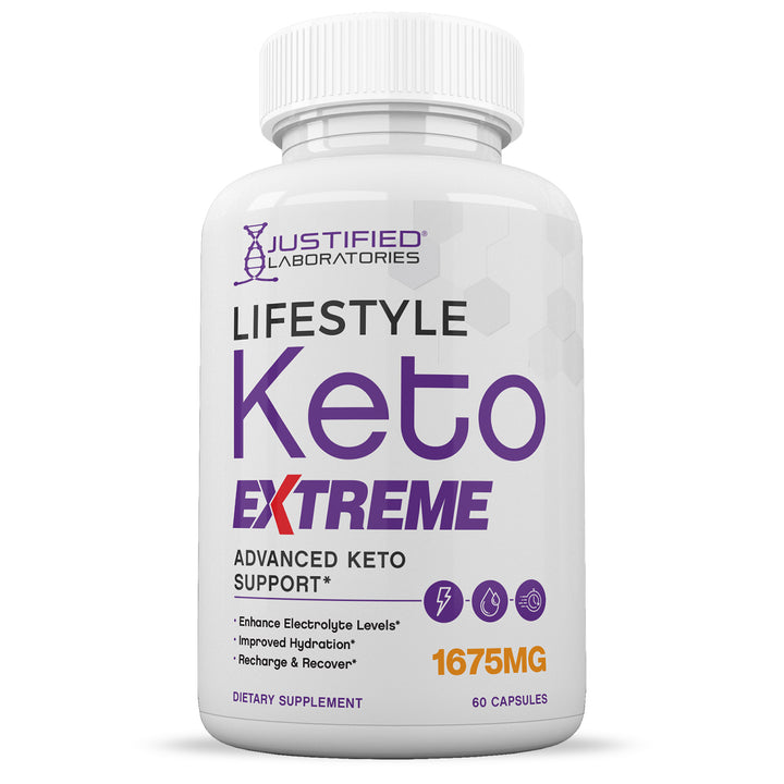 Front of Lifestyle Keto ACV Extreme Pills 1675MG