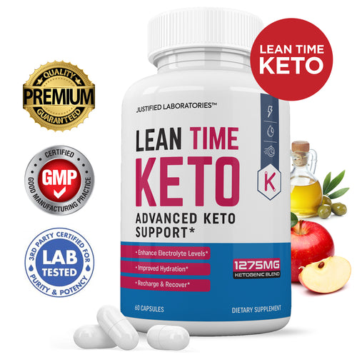 Lean Time Keto ACV Pills 1275MG